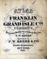 Franklin and Grand Isle Counties 1871 